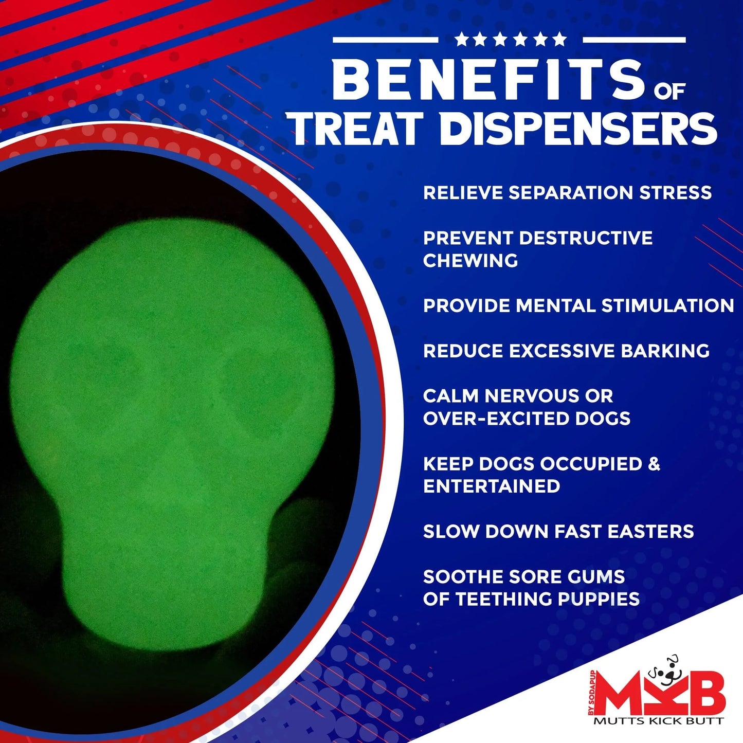 SodaPup Sugar Skull Glow in the Dark