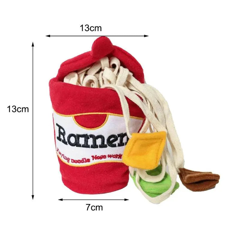 Ramen Cup Nose Work Snuffle Toy