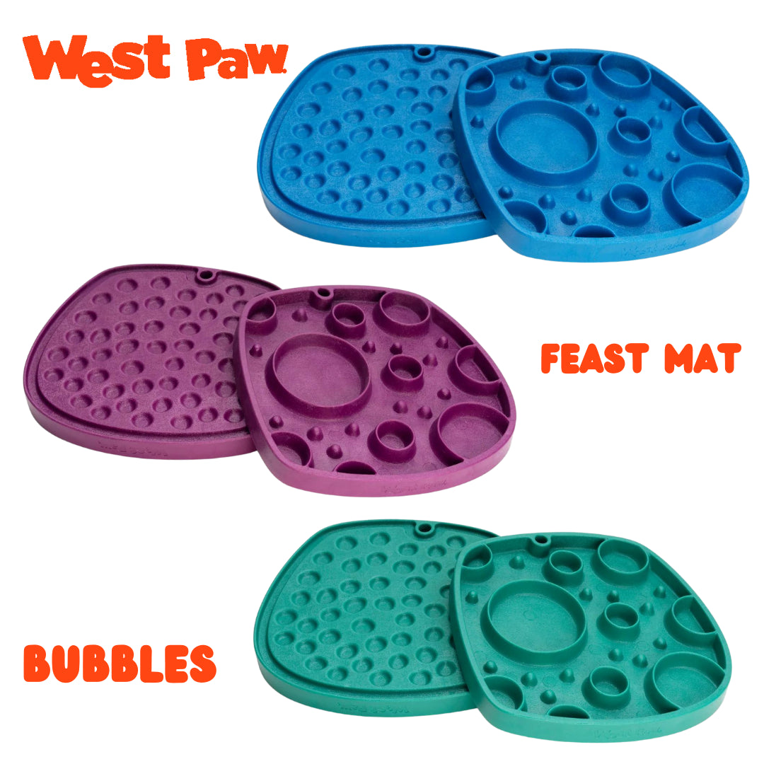 West Paw Feast Mat 'Bubbles'