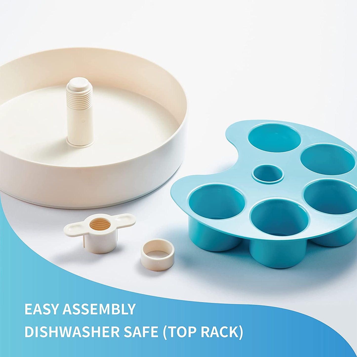 Pet Dreamhouse SPIN Interactive Slow Feeder Palette for Dogs & Cats - Cups