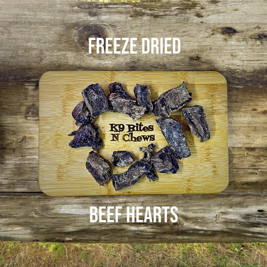 Freeze Dried Beef Hearts Dog Treat 80g