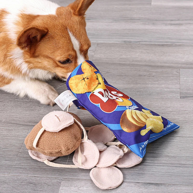 Potato Chips Nose Work Snuffle Toy