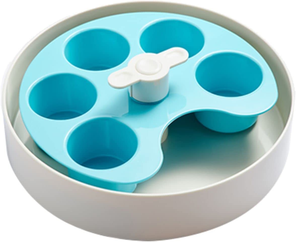 Pet Dreamhouse SPIN Interactive Slow Feeder Palette for Dogs & Cats - Cups