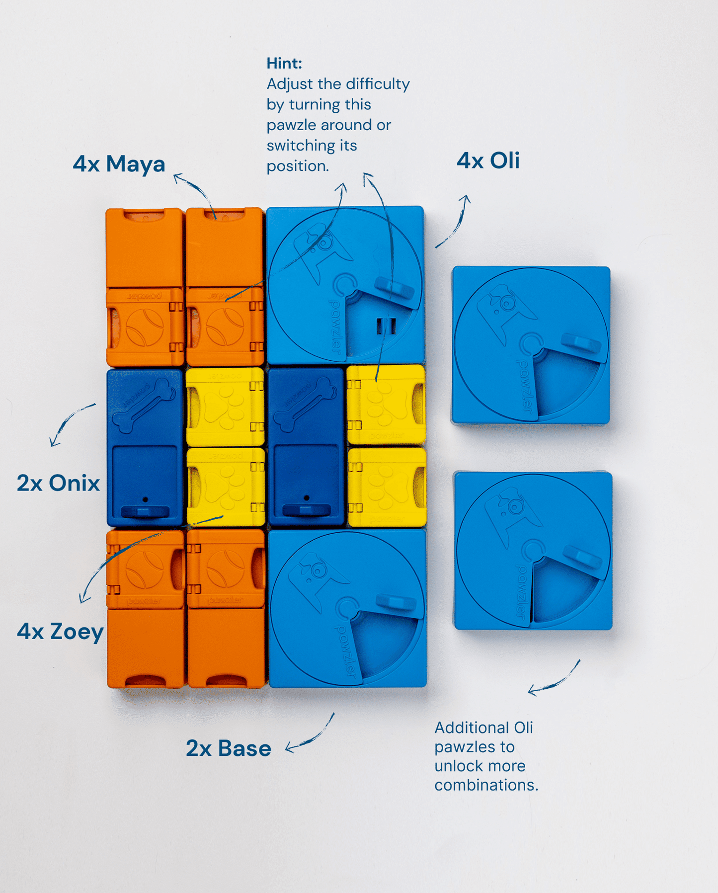 Pawzler Modular Dog Puzzles