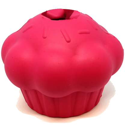 SodaPup Cupcake Durable Rubber Chew Toy & Treat Dispenser