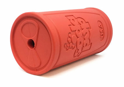 SodaPup Retro Soda Can Durable Rubber Chew Toy and Treat Dispenser